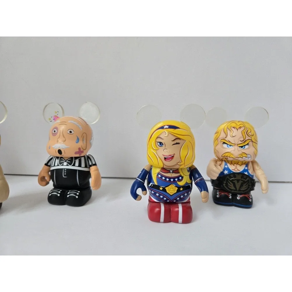Disney vinylmation vinyl figure lot‎ extreme wrestlers